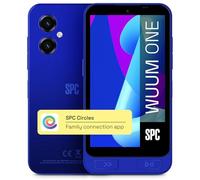 SPC WUUM One - Smartphone Enfant, Android, GPS, contrôle Parental, Bleu