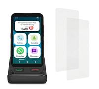 SPC ZEUS 2 + Coque + Protecteur d’écran | Smartphone Senior Compatible app Gestion et localisation à Distance | Mode Facile, Boutons physiques, icônes XXL | 5” et 64GB | Station de Charge, Bouton SOS