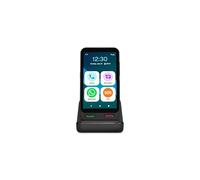 SPC Zeus 2 + Coque | Smartphone pour Seniors Compatible avec app Gestion et localisation à Distance | Mode Facile, Boutons physiques, icônes XXL | 5”, Dual Cam, 64GB | Station de Charge, Bouton SOS