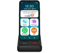 SPC Zeus 2 Pro - Smartphone pour Seniors Compatible avec app Gestion et localisation à Distance | Mode Facile, Boutons physiques, icônes XXL | 6,1”, Dual Cam, 128 Go | Station de Charge, Bouton SOS