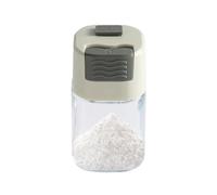 spce Jars - Glass Seasoning Jars, Press Type Quantitative Control | Airtight Salt Pepper Shakers Kitchen spce, Containers for Barbecue Cooking Baking with Shaker Lids Quantitative Control