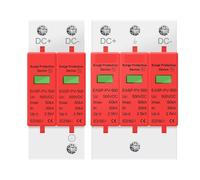 SPD 2P 3P DC 500 V 800 V 1000 V 20 KA ~ 40 KA 30 KA ~ 60 KA Parafoudre de protection contre les surtensions pour maison Dispositif photovoltaïque solaire (2P, DC 800 V 30-60 KA)