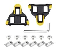 SPD Cleats,SPD SL Pédales,Taquets,Plaque de Chaussure Shimano pour vélo Cleats Set,Jaune-pédales Pliantes Plaques de Chaussure Shimano Accessoires pour vélo Set Bike,Lookpédale Pédales Sport pour VTT