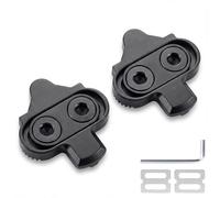 SPD Crampons SPD pour pédales Shimano, SPD SL Cleats avec plaques antidérapantes Float 12° pour VTT, VTT, chaussures de cyclisme d'intérieur