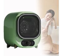 Spdazzleburst Petit sèche-Linge, sèche-Linge Compact et Mini, sèche-Linge à Condensation, sèche-Linge à évacuation, capacité de 0,8 kg, pour Une Utilisation sur comptoir ou fixée au Mur,Green
