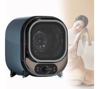 Spdazzleburst Petit sèche-Linge, sèche-Linge Compact et Mini, sèche-Linge à Condensation, sèche-Linge à évacuation, capacité de 0,8 kg, pour Une Utilisation sur comptoir ou fixée au Mur,Brown