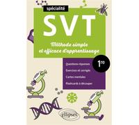 Spé SVT 1re - Méthode simple et efficace d'apprentissage Questions-réponses, exercices et corrigés, cartes mentales et flashcards à découper - Pascal Croze - Ellipses - ebook (ePub) - Scolaire / Unive