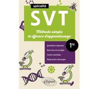 Spé SVT 1re - Méthode simple et efficace d'apprentissage Questions-réponses, exercices et corrigés, cartes mentales et flashcards à découper - Pascal Croze - Ellipses - broché - Scolaire / Universitai