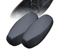 SPEACOUR 2 PCS Housse de Siège de Moto en PU Protège-siège de Moto Universelle Couvre-Selle de Moto Imperméable Housse de Banquette de Moto en Cuir Artificiel pour Moto en Plein Air(72 * 40cm)