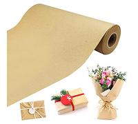 SPEACOUR Rouleau de Papier Kraft 30cm*30m Papier d'Emballage kraft Brun Papier d'Emballage Marron Papier Kraft Épais pour l'Emballage, Envoi, Décoration de Cadeaux, Noël, Anniversaire,DIY,Artisanat