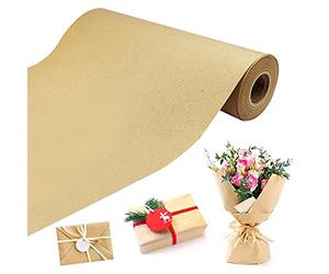 SPEACOUR Rouleau de Papier Kraft 30cm*30m Papier d'Emballage kraft Brun Papier d'Emballage Marron Papier Kraft Épais pour l'Emballage, Envoi, Décoration de Cadeaux, Noël, Anniversaire,DIY,Artisanat