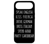 Speak English Kiss French Spring Break Funny Party Gift Coque pour iPhone Air
