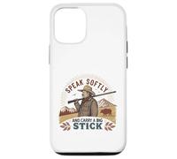 Speak Softly and Carry a Big Stick Citation Président Roosevelt Coque pour iPhone 12/12 Pro