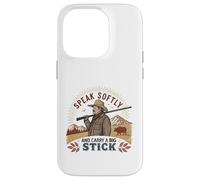 Speak Softly and Carry a Big Stick Citation Président Roosevelt Coque pour iPhone 14 Pro