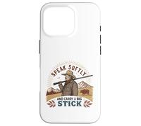 Speak Softly and Carry a Big Stick Citation Président Roosevelt Coque pour iPhone 16 Pro