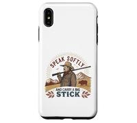 Speak Softly and Carry a Big Stick Citation Président Roosevelt Coque pour iPhone XS Max