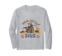 Speak Softly and Carry a Big Stick Citation Président Roosevelt Manche Longue