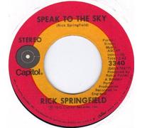 Speak To The Sky - 7" Vinyl 45 - Made In The USA - Capitol 3340 , 1972