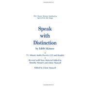 Speak with Distinction: 75-Minute Audio Practice CD and Booklet (Applause Acting) by Edith Skinner(2007-02-01)