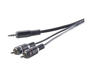 SpeaKa 3,5mm Klinke / 2 Cinch 5m