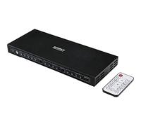SpeaKa Professional 4x2 ports Switch HDMI avec ports audio 3840 x 2160 Mill. pixel noir