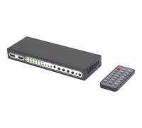 SpeaKa Professional 6 ports Switch matrice HDMI avec fonction Image dans l'image, avec télécommande UHD 4K @ 60 Hz
