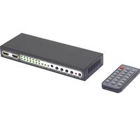 SpeaKa Professional 6 ports Switch matrice HDMI avec fonction Image dans l'image, avec télécommande UHD 4K @ 60 Hz