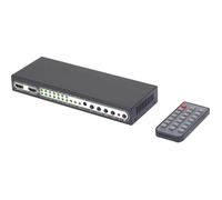 SpeaKa Professional 6 ports Switch matrice HDMI avec fonction Image dans l'image, avec télécommande UHD 4K @ 60 Hz