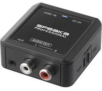 SpeaKa Professional audio Convertisseur [HDMI - Cinch-RCA]