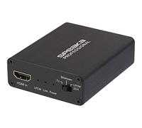 SpeaKa Professional audio Extracteur SP-AE-H/TC-04v2 [HDMI - HDMI, Toslink, Jack, Cinch-RCA] 3840 x 2160 Pixel