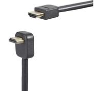 Câble de raccordement SpeaKa Professional HDMI Fiche mâle HDMI-A, Fiche mâle HDMI-A 1.80 m noir SP-9071828 4K UHD, canal de retour audio, contacts dorés Câble