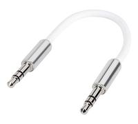 Câble Speaka jack 3.5 mm SuperSoft 0.1m Blanc SpeaKa Professional SP-7870076 [1x Jack mâle 3.5 mm - 1x Jack mâle 3.5 mm] 10.00 cm