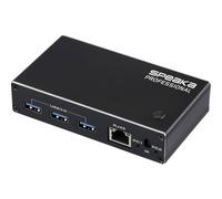 SpeaKa Professional HDMI 2.1 Slim KVM 2X1 USB3.0 +IR, Black Switch HDMI HDMI