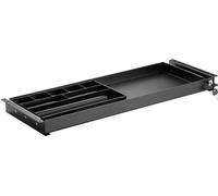 SpeaKa Professional SP-10938492 Tiroir sous évier 740 mm x 449 mm verrouillable Plage de hauteur : 50.8 mm (max) Noir (SP-10938492)