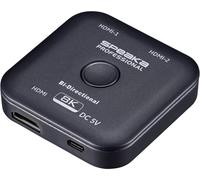 SpeaKa Professional SP-11990132 2 ports Switch HDMI UHD 8K @ 60 Hz utilisable dans les deux sens 7680 x 4320 pixels