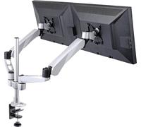 SpeaKa Professional Support de table SP-3947568 Flex 2 – 2 écrans 25,4–68,6 noir/argent réglable