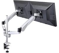 SpeaKa Professional Support de table SP-3947568 Flex 2 – 2 écrans 25,4–68,6 noir/argent réglable