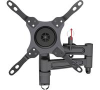 SpeaKa Professional SP-6012552 Support mural TV télescopique, avec système de verrouillage 33,0 cm (13) - 96,5 cm (38) inclinable + pivotant, rotatif