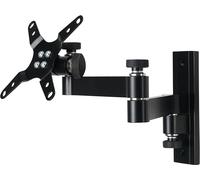 SpeaKa Professional SP-6444400 Support mural pour écran 1 Écran(s) 33,0 cm (13\ ) - 76,2 cm (30\ ) noir inclinable, mobile
