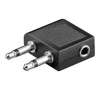 SpeaKa Professional SP-7869752 Jack audio Adaptateur Y [2x Jack mâle 3.5 mm - 1x Jack femelle 3.5 mm] noir