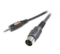 Câble de raccordement SpeaKa Professional SP-7869804 connexion DIN / Jack audio [1x diode mâle 5 pôles (DIN) - 1x Jack mâle 3.5