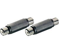 SpeaKa Professional SP-7869816 Cinch-RCA audio Adaptateur [1x Cinch-RCA femelle - 1x Cinch-RCA femelle] noir
