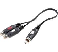 SpeaKa Professional SP-7869820 Cinch-RCA audio Adaptateur Y [1x Cinch-RCA mâle - 2x Cinch-RCA femell