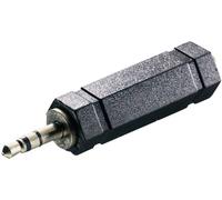 SpeaKa Professional SP-7869824 Jack audio Adaptateur [1x Jack mâle 3.5 mm - 1x Jack femelle 6.35 mm] noir