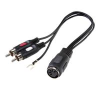 SpeaKa Professional SP-7869832 Cinch-RCA / connexion DIN audio Adaptateur Y [1x