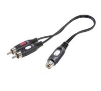 SpeaKa Professional SP-7869924 Cinch-RCA audio Adaptateur Y [2x Cinch-RCA mâle