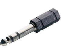 SpeaKa Professional SP-7870252 Jack audio Adaptateur [1x Jack mâle 6.35 mm - 1x Jack femelle 3.5 mm] noir