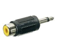 SPEAKA PROFESSIONAL SP-7870276 Jack/Cinch-RCA Audio Adaptateur [1x Jack mâle 3.5 mm - 1x Cinch-RCA Femelle] Noir