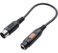 SpeaKa Professional SP-7870312 connexion DIN / Jack audio Adaptateur [1x DIN mâle 5 pôles - 1x Jack femelle 6.35 mm] noir