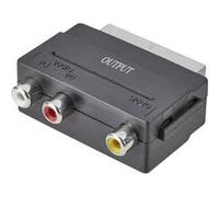 SpeaKa Professional SP-7870668 péritel / Cinch-RCA Adaptateur [1x péritel mâle - 3x Cinch-RCA femelle] noir